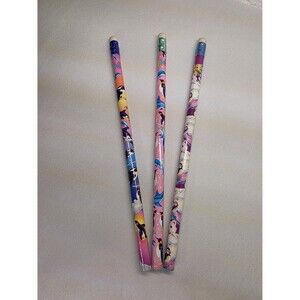 Vintage Kids Authentic set of 3 Lisa Frank unsharpened new pencils penguin